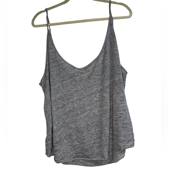H&M Gray Relaxed Linen Camisole/Tank Top - XL - Picture 3 of 3